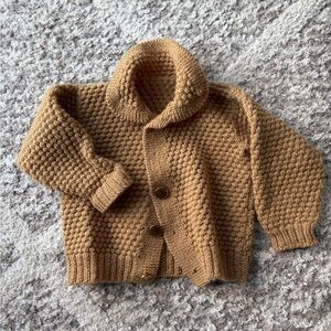 Hand-Knit Baby Sweater